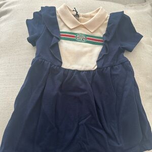 Brand new with tags gucci baby dress 6-9 months